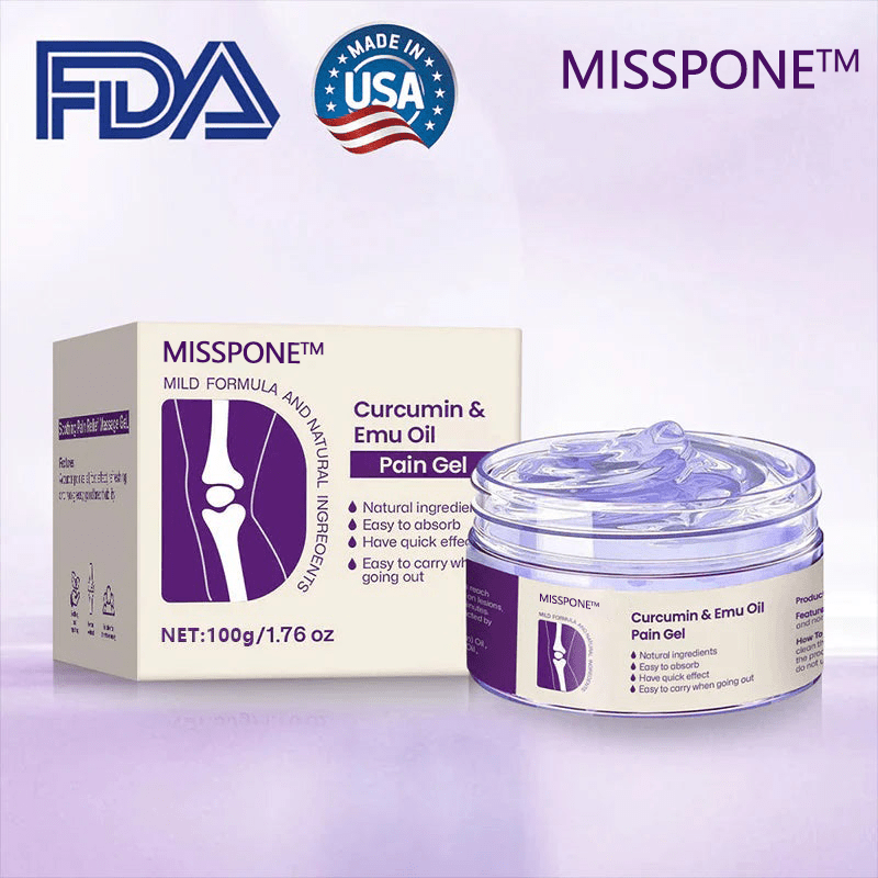 Misspone™ Curcumin & Emu Oil Pain Gel - Backed by US Osteopathic Experts - Avolen