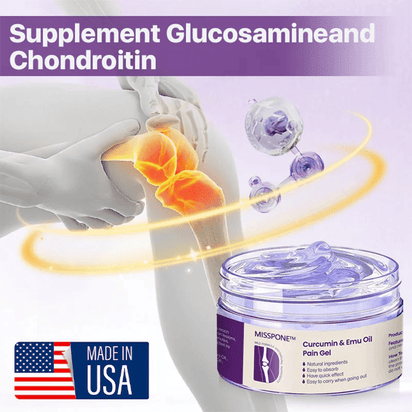 Misspone™ Curcumin & Emu Oil Pain Gel - Backed by US Osteopathic Experts - Avolen