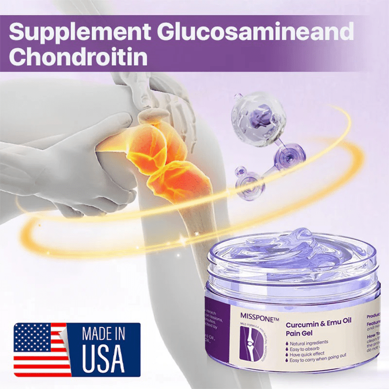 Misspone™ Curcumin & Emu Oil Pain Gel - Backed by US Osteopathic Experts - Avolen